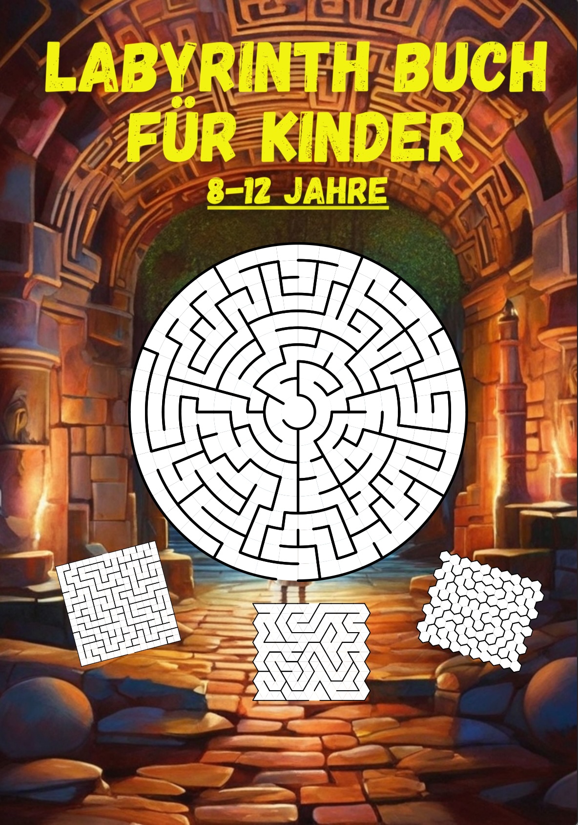 Labyrinth Buch für Kinder ab 8-12 Jahre