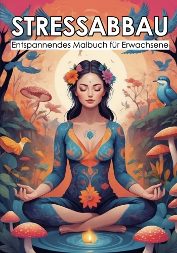 Stressabbau - Entspannendes Malbuch für Erwachsene