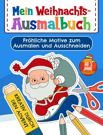 Mein Weihnachts- Ausmalbuch