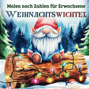 Malen nach Zahlen für Erwachsene Weihnachtswichtel
