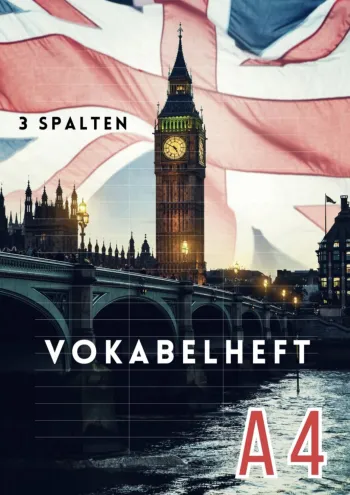 Vokabelheft A4 3 Spalten
