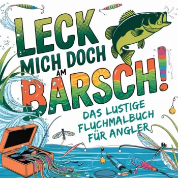 Leck mich doch am Barsch! - Das lustige Fluchmalbuch für Angler