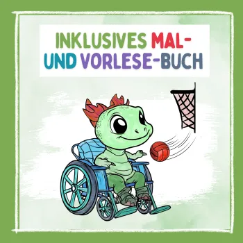Inklusives Mal- und Vorlesebuch