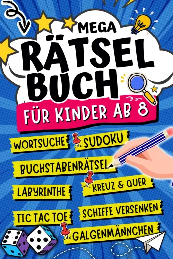Rätselbuch für Kinder ab 8