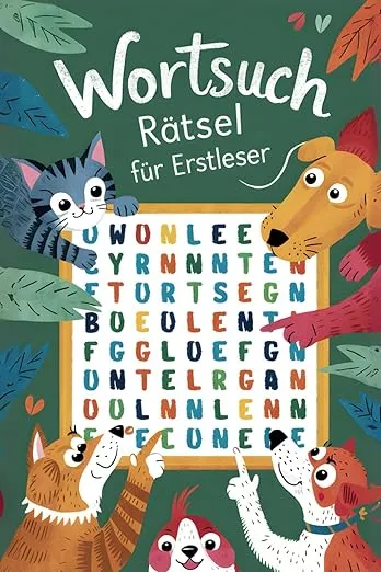 Wortsuchrätsel für Erstleser