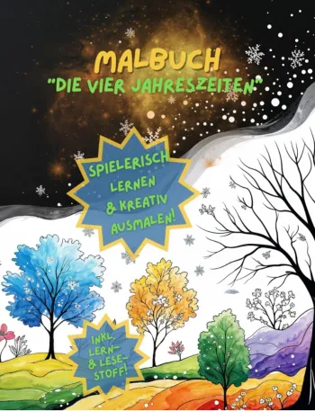 Malbuch „Die vier Jahreszeiten“