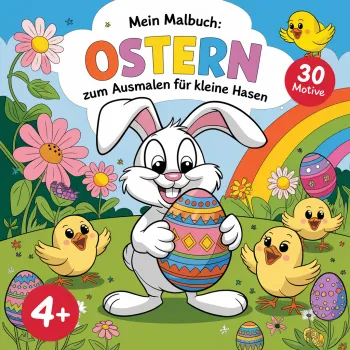 Mein Malbuch: Ostern zum Ausmalen für kleine Hasen