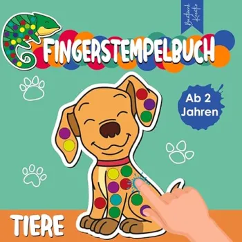 Fingerstempelbuch Tiere ab 2 Jahren