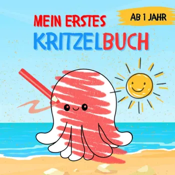 Kritzelbuch ab 1 Jahr: Mein erstes dickes Malbuch mit 54 einfachen Ausmalbildern zum Kritzeln & Ausmalen: Große und einfache Motive zum kritzeln und ... ersten Kritzelbücher für Kinder ab 1 Jahr!)