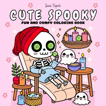 Spooky Relaxing Coloring Book 