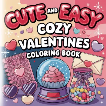 Cozy Malbuch "Liebe" – Entspannende Fuzzy Motive für Erwachsene & Teenager Mädchen