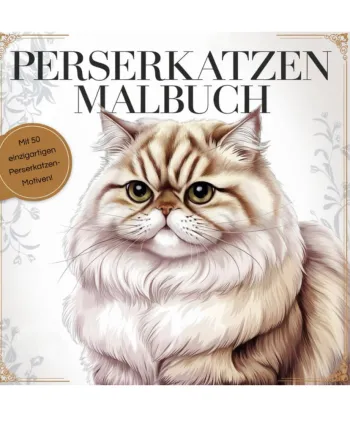 Perserkatzen Malbuch – 50 detailreiche Illustrationen für echte Katzenliebhaber  