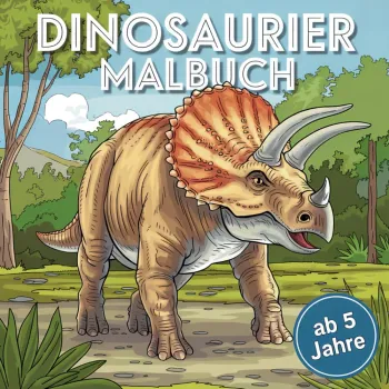 Dinosaurier Malbuch