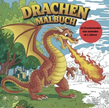 Drachen Malbuch