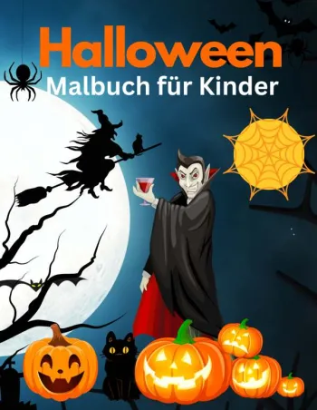 Halloween Malbuch für Kinder