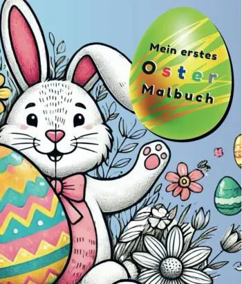Oster Ausmalbuch für kleine Künstler ab 2 Jahren