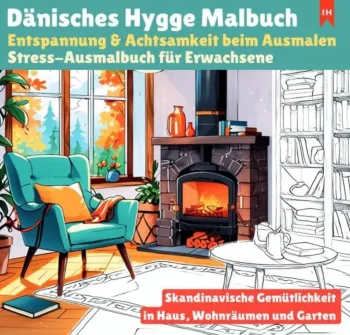 Dänische Hygge Malbuch: Entspannung & Achtsamkeit beim Ausmalen