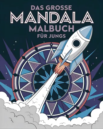 Das große Mandala Malbuch für Jungs