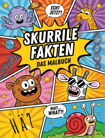 Skurrile Fakten – Das Malbuch
