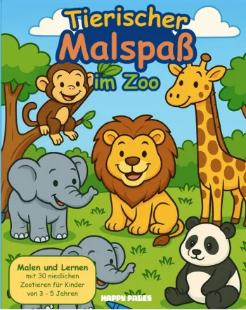 Tierischer Malspaß im Zoo