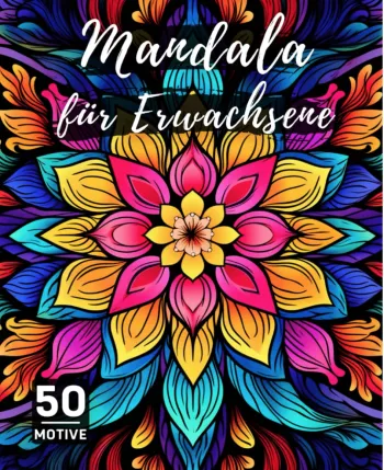 Mandala für Erwachsene - 50 Motive Malbuch für Frauen und Männer