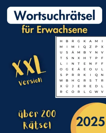 XXL Wortsuchrätsel für Erwachsene