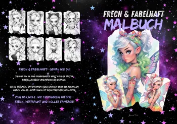 Frech & Fabelhaft Malbuch
