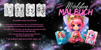 Das magische Mädchen Malbuch