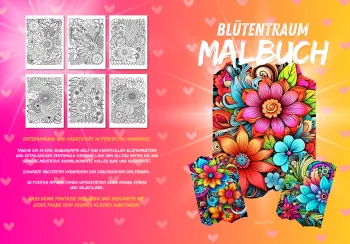 Blütentraum Malbuch