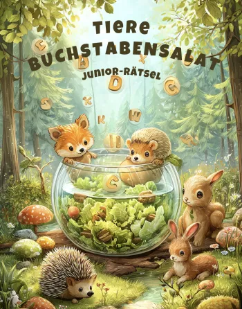 Tiere Buchstabensalat - JUNIOR Rätsel
