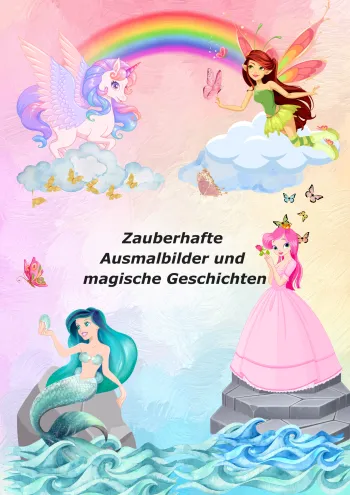 Zauberhafte Ausmalbilder und magische Geschichten