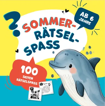 Großes Sommer-Rätselbuch ab 6 – Lustige Denkspiele & Knobelspaß für die Ferien