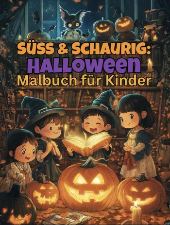 Süß & Schaurig: Halloween-Malbuch für Kinder