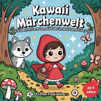 Kawaii Märchenwelt – 50 zauberhafte Ausmalbilder im Bold and Easy Stil