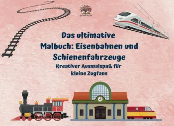 Das ultimative Malbuch: Eisenbahnen und Schienenfahrzeuge