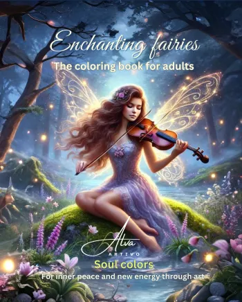 Enchanting fairies: The coloring book for adults - Soul Colors - For inner peace and new energy through art!