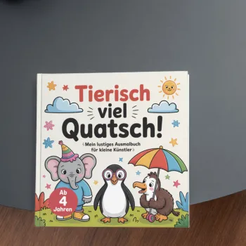Tierisch viel Quatsch! - Mein lustiges Ausmalbuch für kleine Künstler