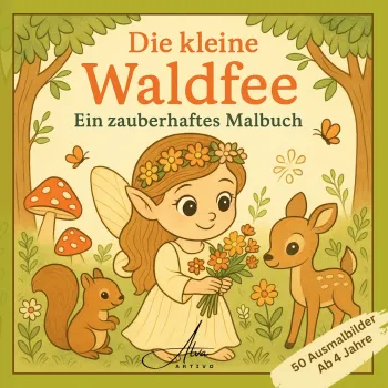Die kleine Waldfee - Ein zauberhaften Malbuch