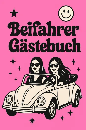 Beifahrer Gästebuch für Frauen