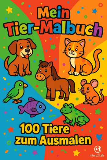 Mein Tier-Malbuch