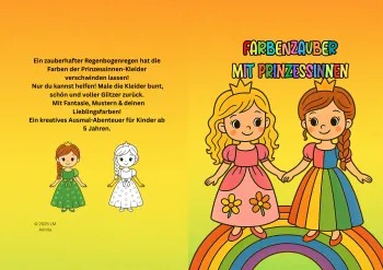 Farbenzauber mit Printessinnen: Ein kreatives Ausmal-Abenteuer für Kinder ab 5 Jahren Taschenbuch