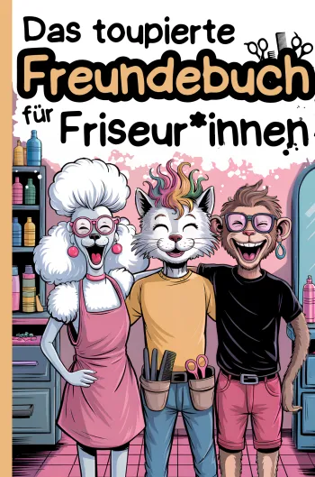 Das toupierte Freundebuch für Friseur*innen: