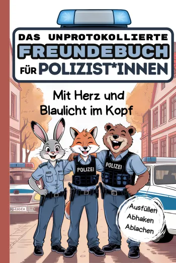 Das unprotokollierte Freundebuch für Polizist*innen - Mit Herz und Blaulicht im Kopf: