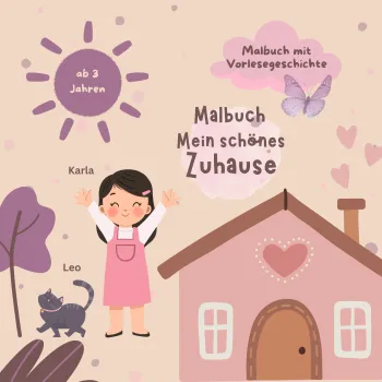 Mein schönes Zuhause-Malbuch