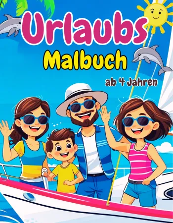 Urlaubs-Malbuch