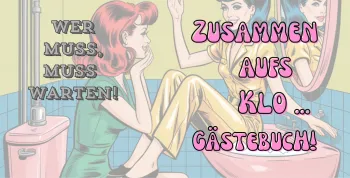 Zusammen aufs Klo