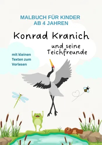 Konrad Kranich Ausmalbuch ab 4 Jahren