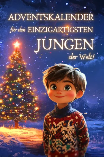 Adventskalender für den einzigartigsten Jungen der Welt!