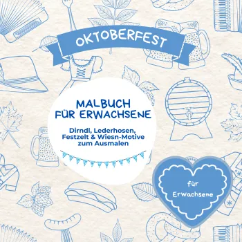 Oktoberfest Malbuch für Erwachsene