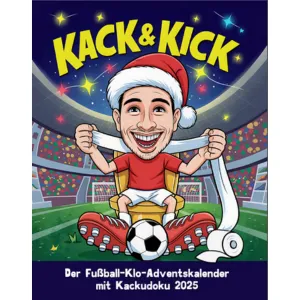 Kack & Kick – Der Fußball-Klo-Adventskalender mit Kackudoku 2025